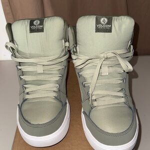Volcom Sage Green High-Top Sneakers